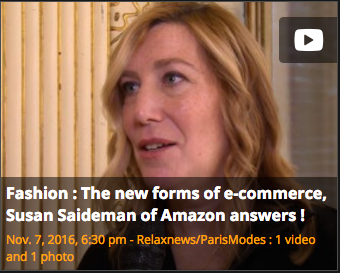 Interview videos of 4 major fashion business players – Amazon, Condé Nast, AMI and Chloé – talking to Paris Modes