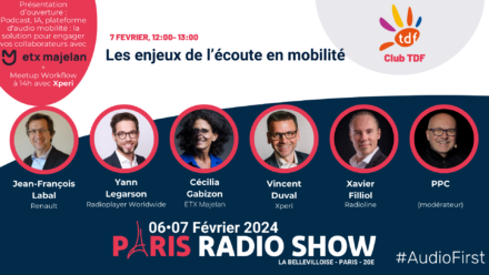 Retour sur le salon « Paris Radio Show » où nous parlions des « Enjeux de l’écoute en mobilité »